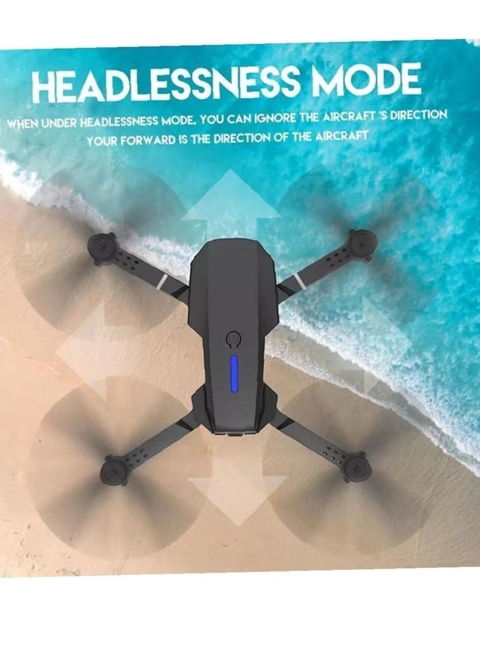 K3/E88 4K 15min Foldable 2 Cameras