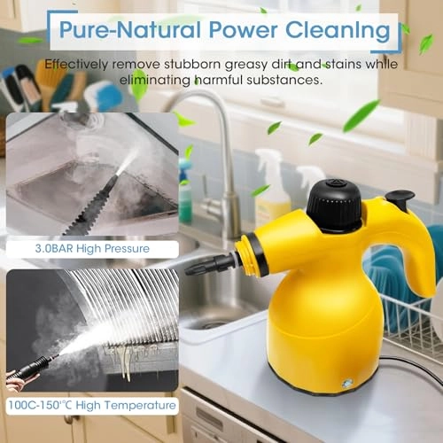 Portable Handheld Steam Cleaner - 3.0bar 350ml