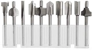 Mesee HSS Router Bits - 1/8\"(3mm) 10Pcs