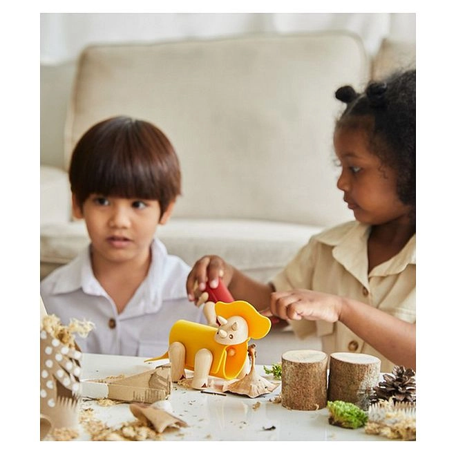 DIY Triceratops Play Set - 3+ Years