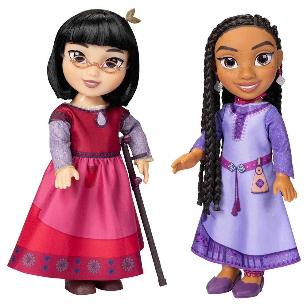Disney Asha Doll - 38 Cm + Dahlia Doll Ages 3+
