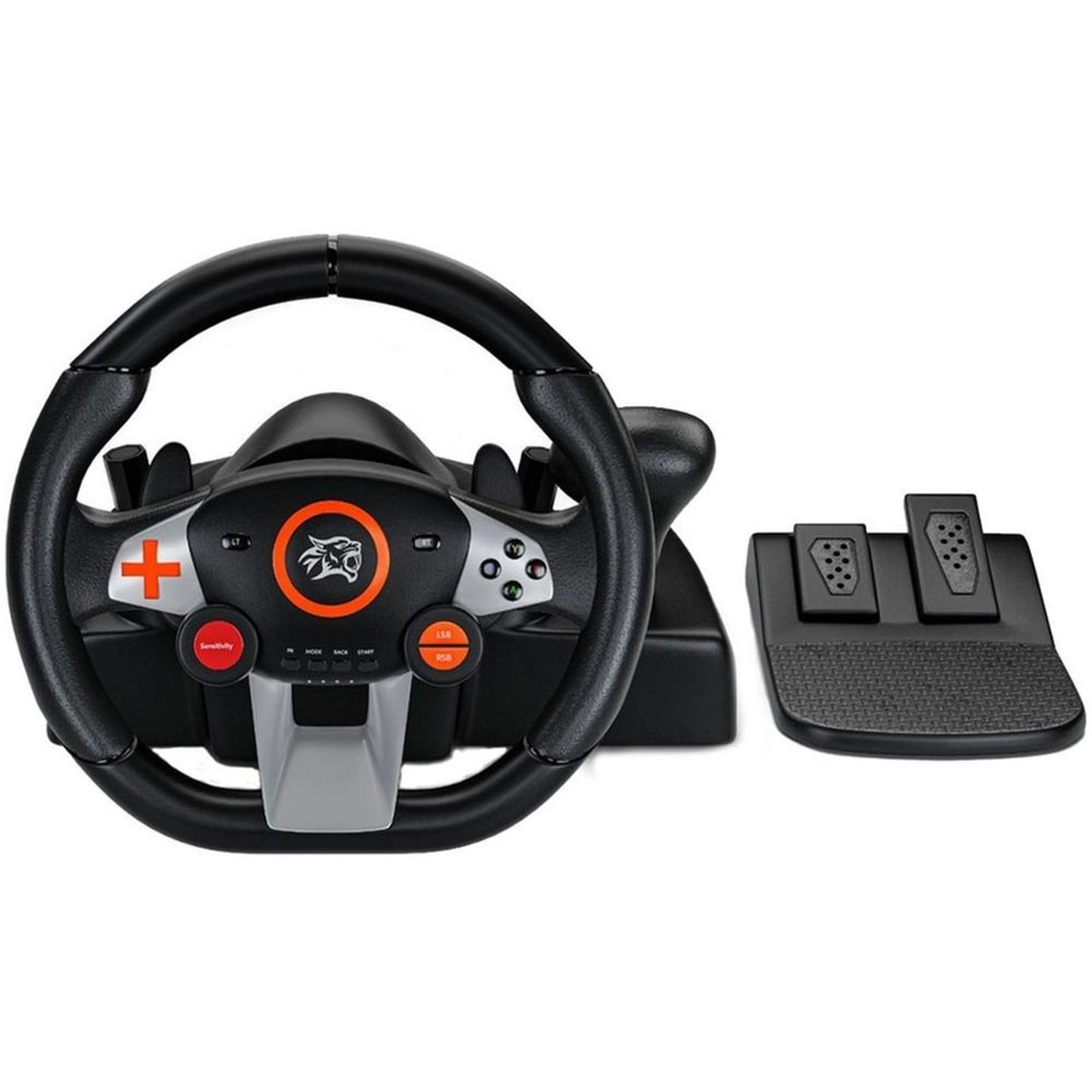 Porodo PDX627 Racing Wheel & Pedals