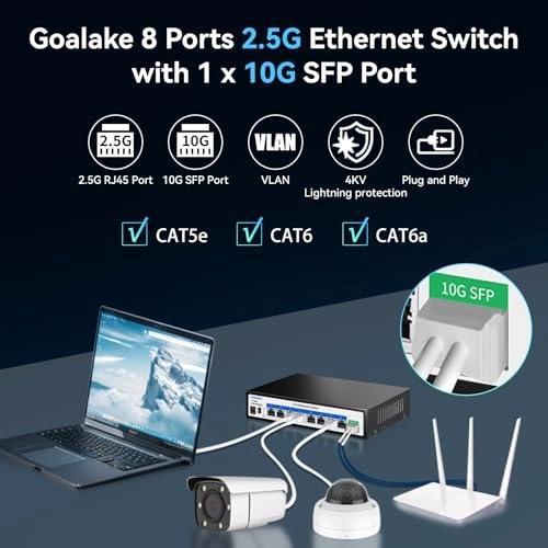 8 port 2.5G Switch 8-ports