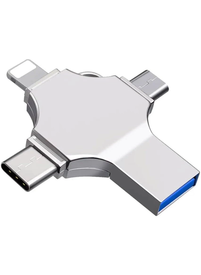 Flash Drive 4 in 1 USB 3.0 Thumb Drive - 256GB
