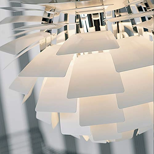 Creativity Personality Chandelier - E27 1-Light Outer white inner chrome 38*40cm