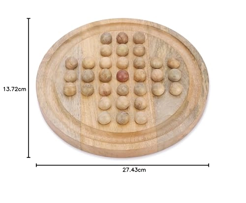 Solitaire Wooden Puzzle (AJ-DE-W-GAME-SOLITARE-FULL-WOOD-10.8)