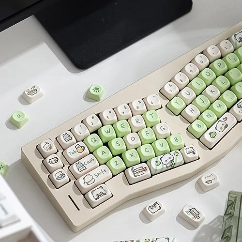 PBT Cat Keycaps Set - USB
