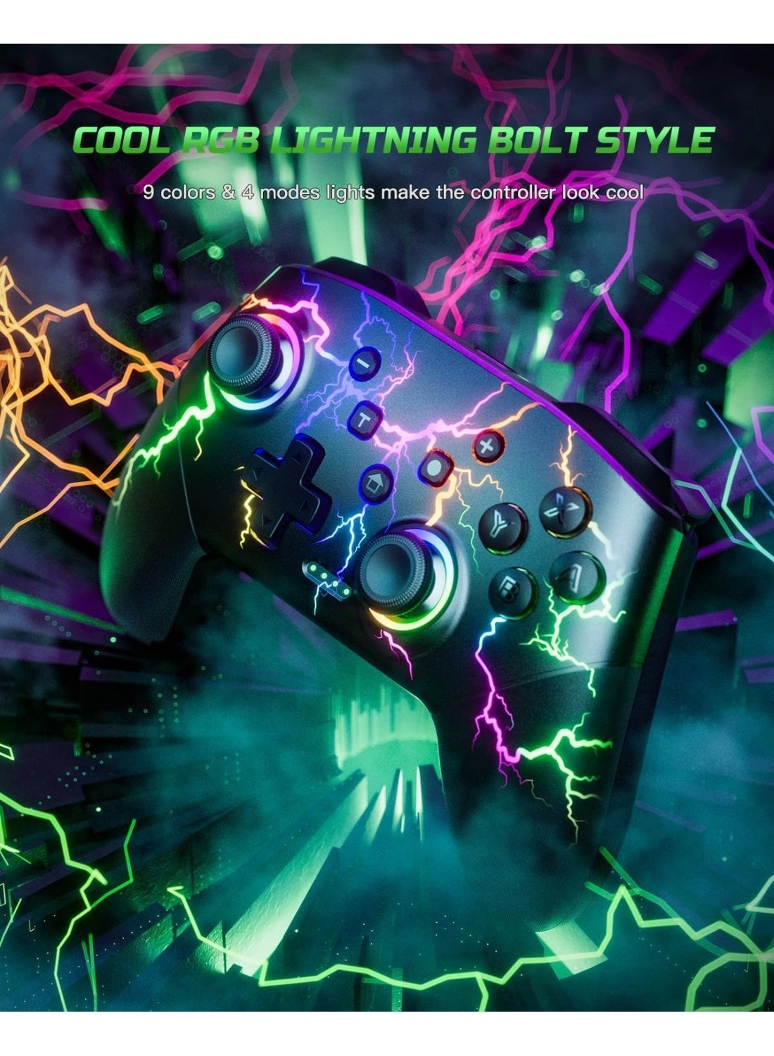 WIRELESS SWITCH CONTROLLER - PINK NINTENDO SWITCH/LITE/OLED/PC