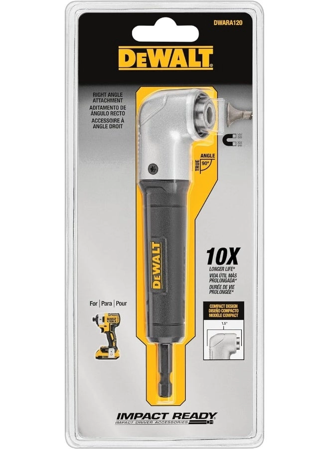 Right Angle Drill Adaptor - 2-in-1 Attachment One Size