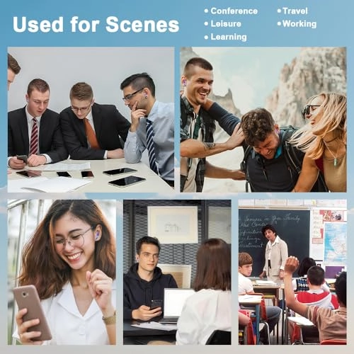 AI Real-Time Translation Earbuds - 144 Languages