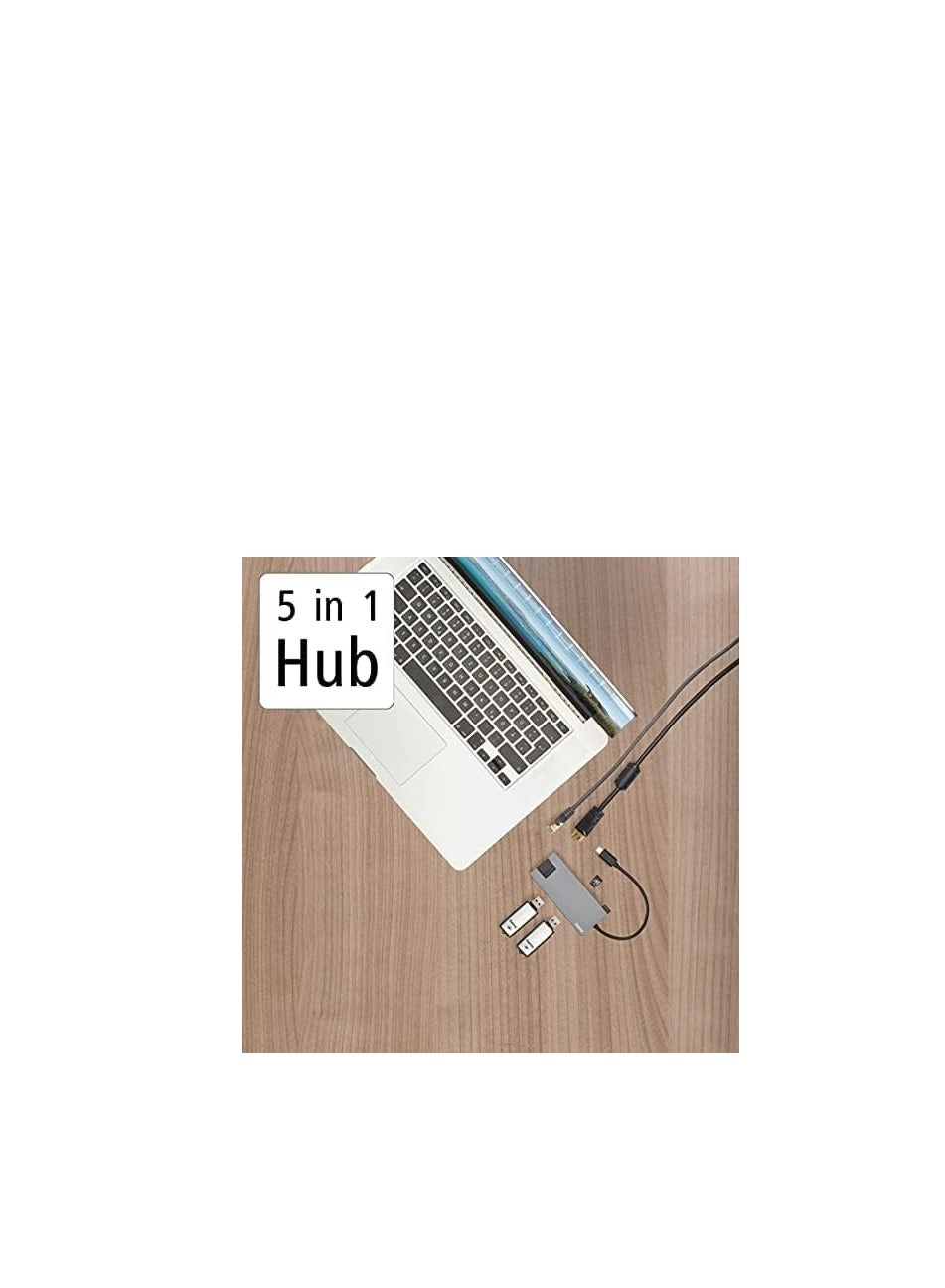 USB-C Hub - 5 Ports HDMI LAN
