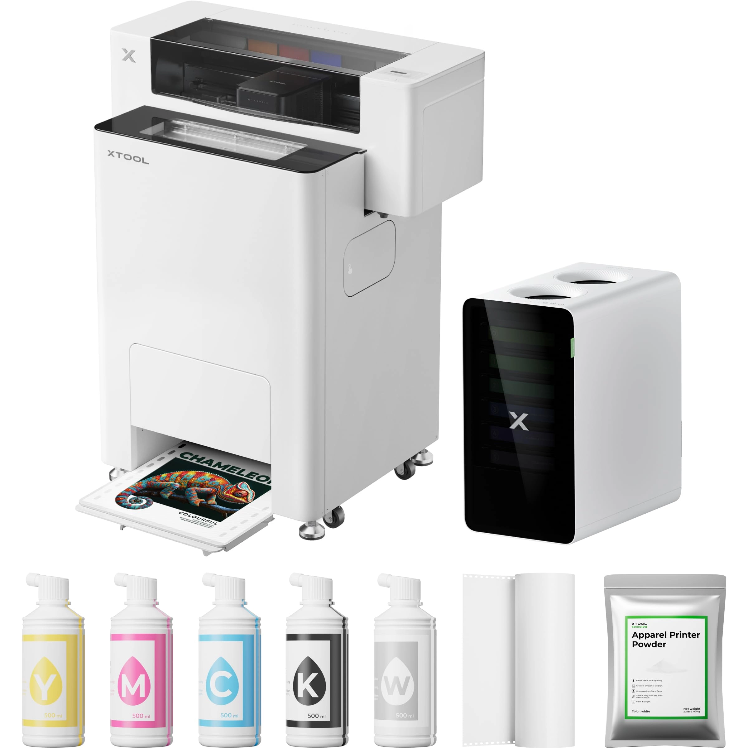 XTOOL Apparel Printer + Shaker Oven + SafetyPro AP2