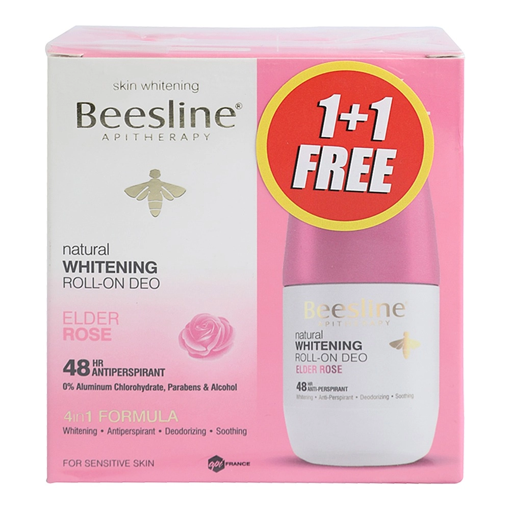 Beesline Elder Rose Anti-perspirant Roll On - 2 x 50 ml