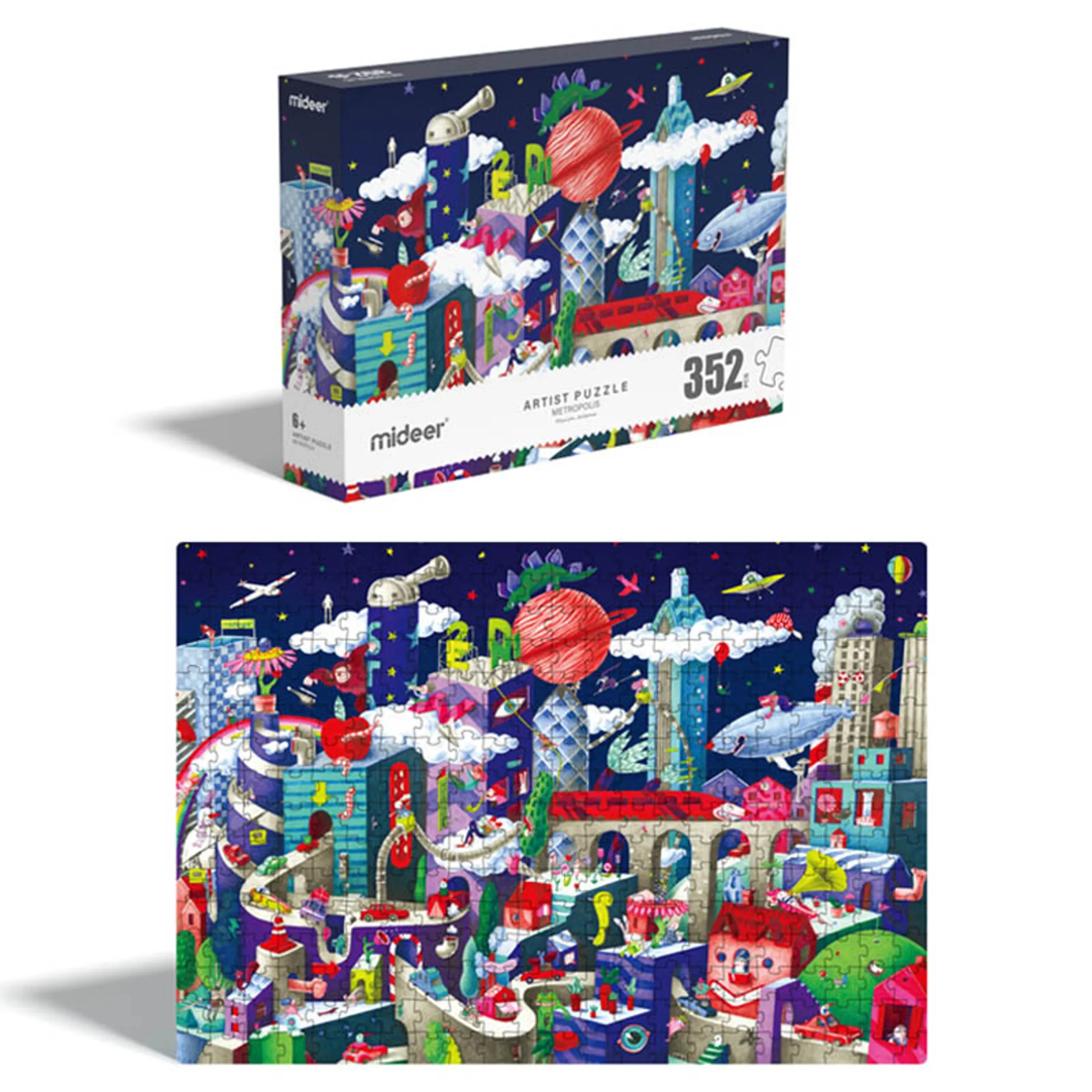 Metropolis Puzzle (MD3178) - 352 pcs