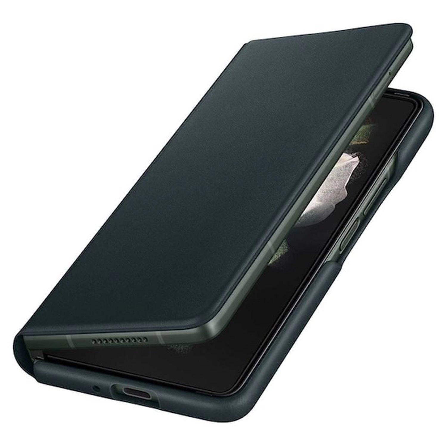 Galaxy Z Fold3 Leather Flip Stand Cover for Galaxy Z Fold3 5G