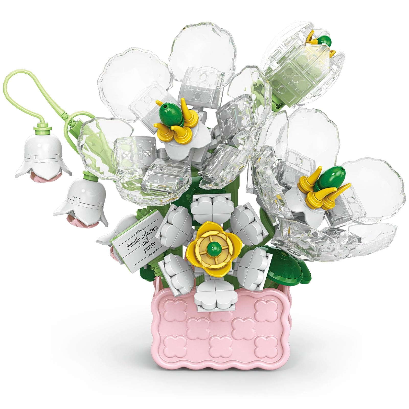 Vilbocr Mini Flower Bouquet Building Set - 1 pcs