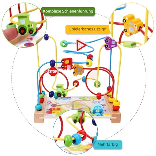 Bead Maze Toy - 6 - 18 months