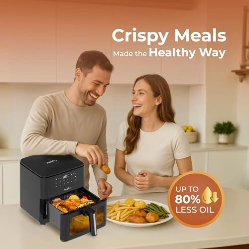 Panoramic Glass View Digital Air Fryer