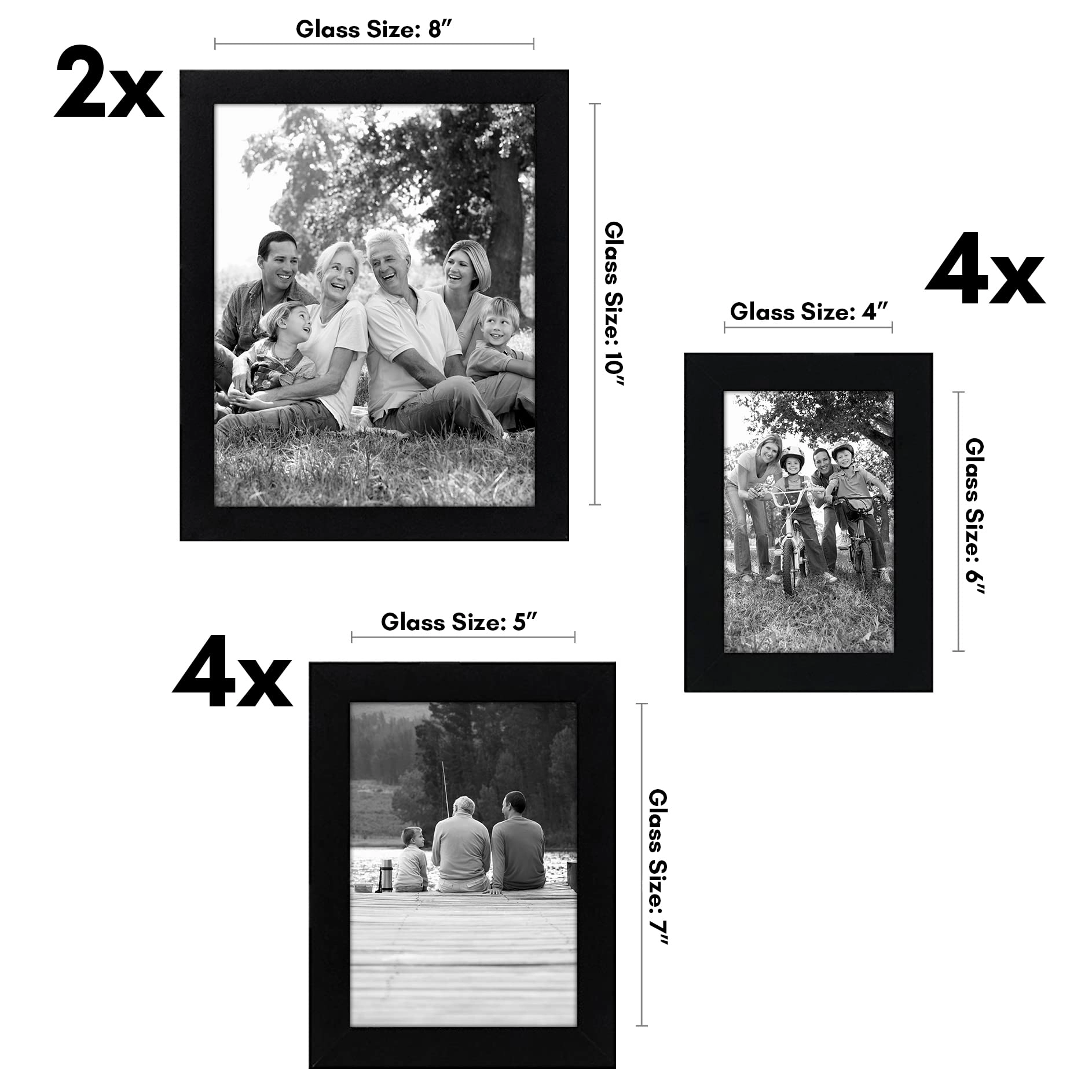 Set of 10 Picture Frames