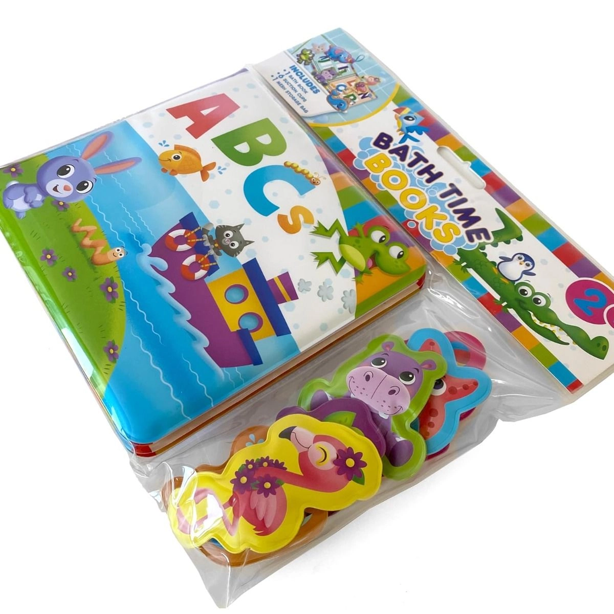 ABC/123 Preschool Bath Time Waterproof Book - 2 years+