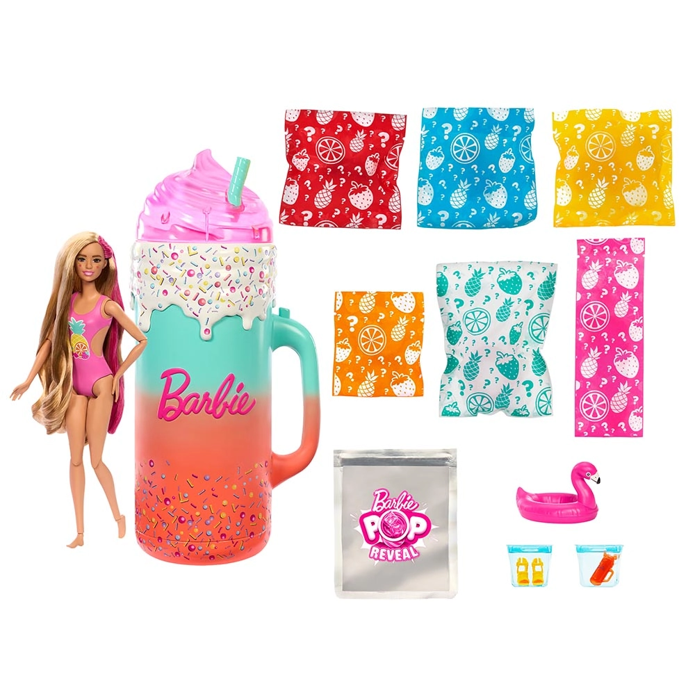 Barbie Pop Reveal Rise & Surprise - Scented Doll 15+ Surprises Ages 3+ Gift Set