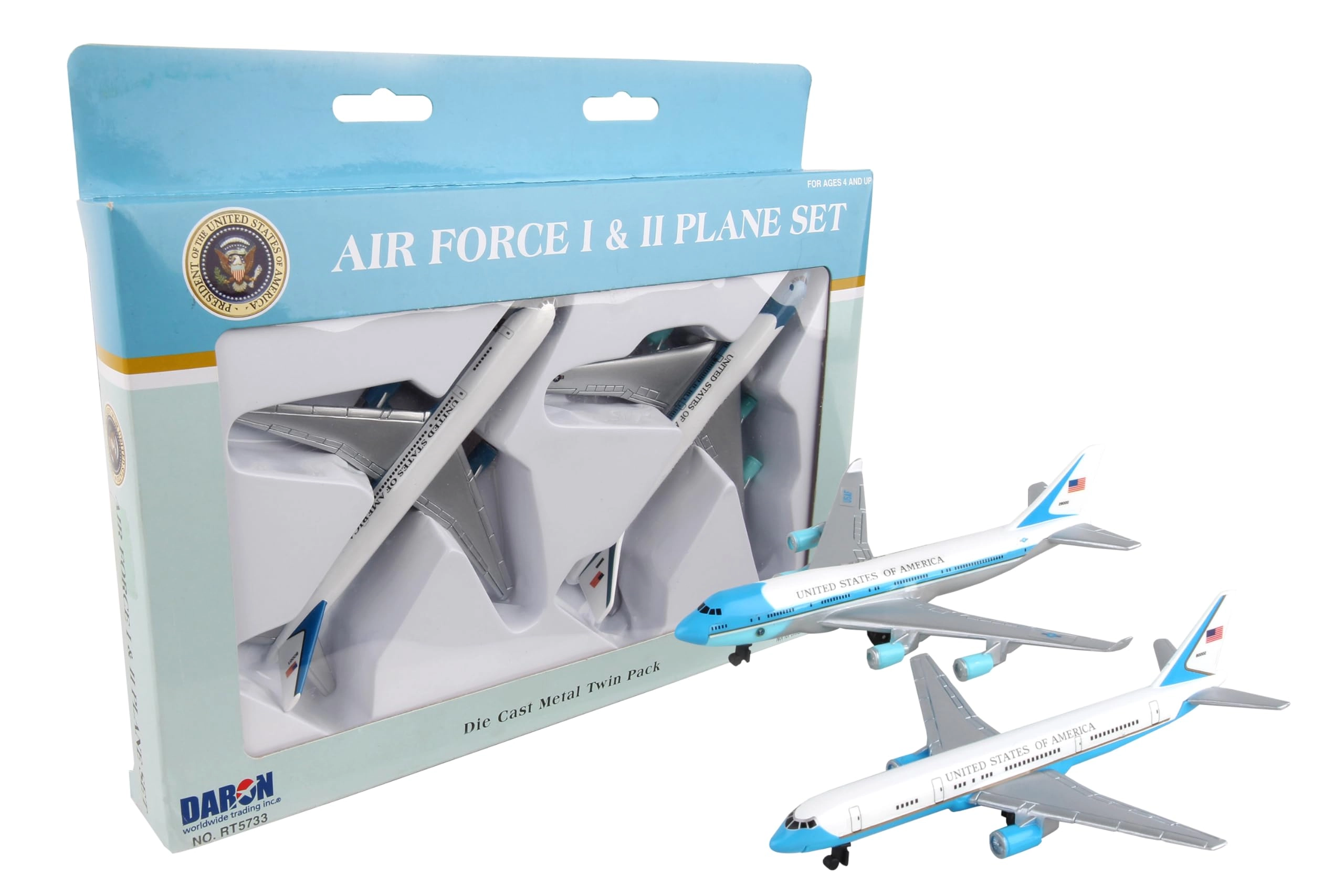 Daron Air Force One 2 Plane Set - 2pcs