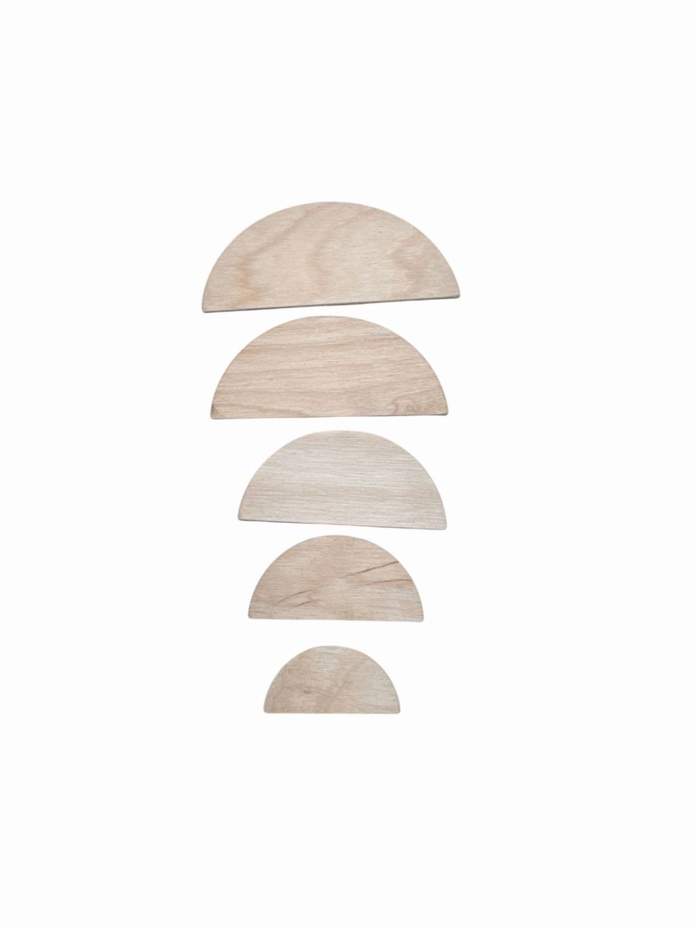 Wooden Grading Semicircles - Suitable for 2 years and above 5 pieces