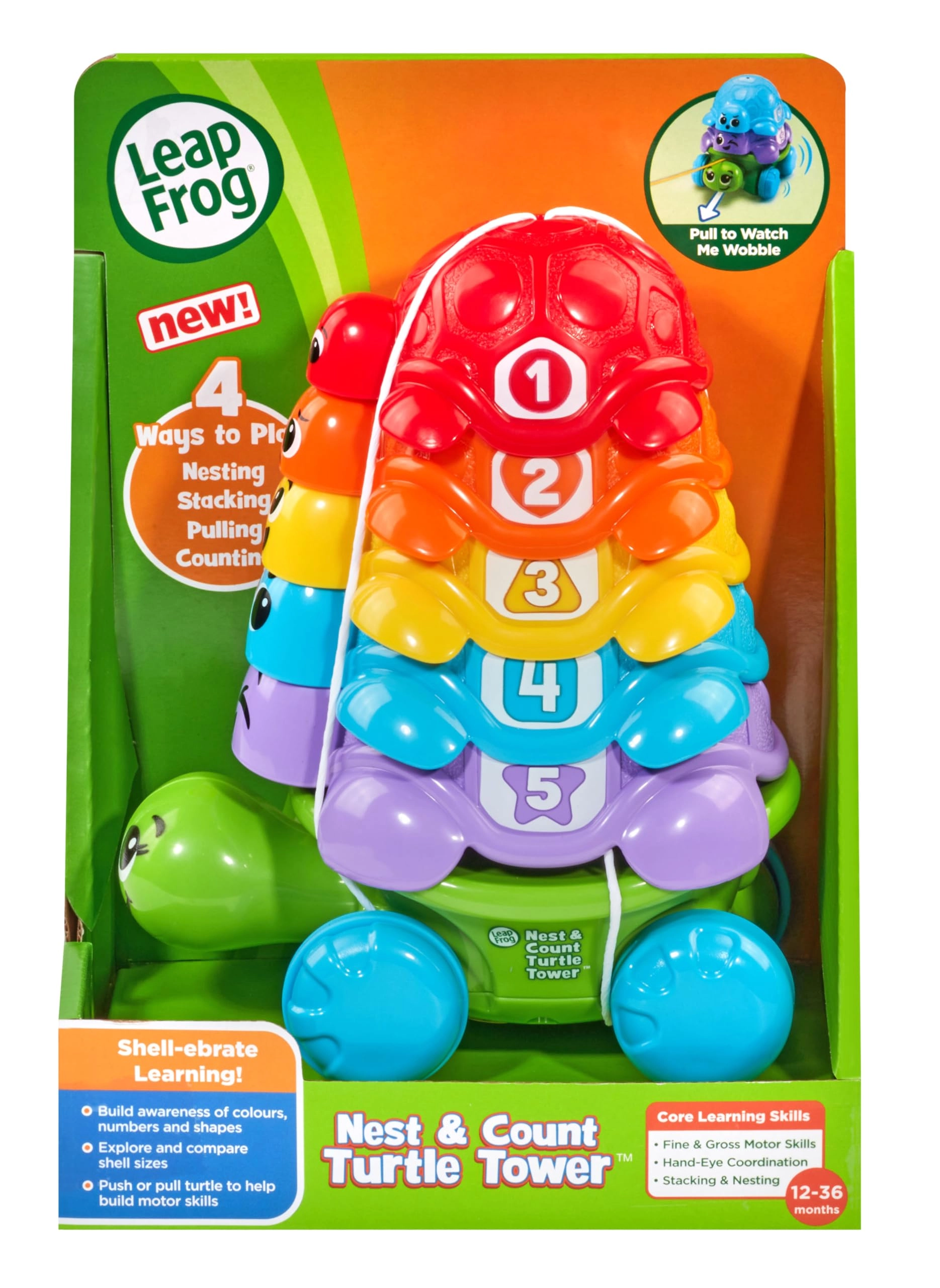 Nest & Count Turtle Tower - 12-36 months