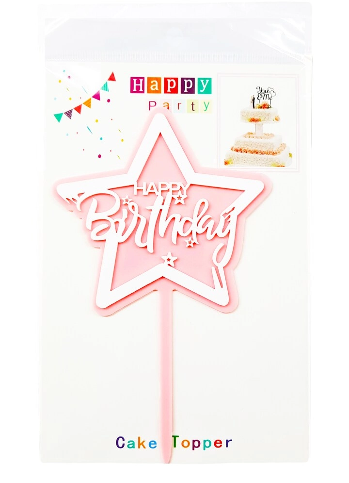 Happy Birthday Cake Topper - Birthday