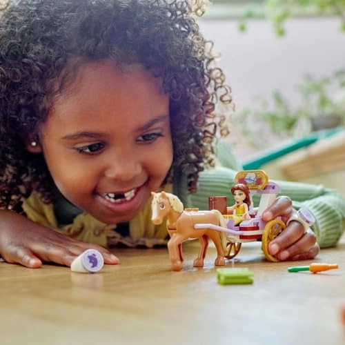 Belle’s Storytime Horse Carriage (43233) - Belle mini-doll Philippe horse