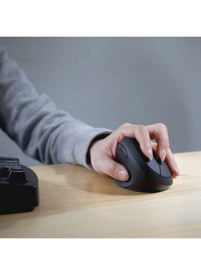 PERIMICE-713L Ergonomic Left-Hand Vertical Mouse - Wireless