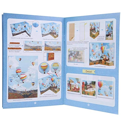 DIY Wooden Miniature House - N-002 hot air balloon