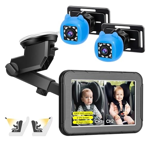 Baby Car Camera - 5 Inch 1080P Night Vision