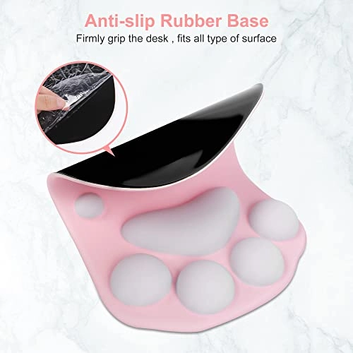 Cat Paw Mouse Pad - Wrist Support Gel Non Slip Rubber Base