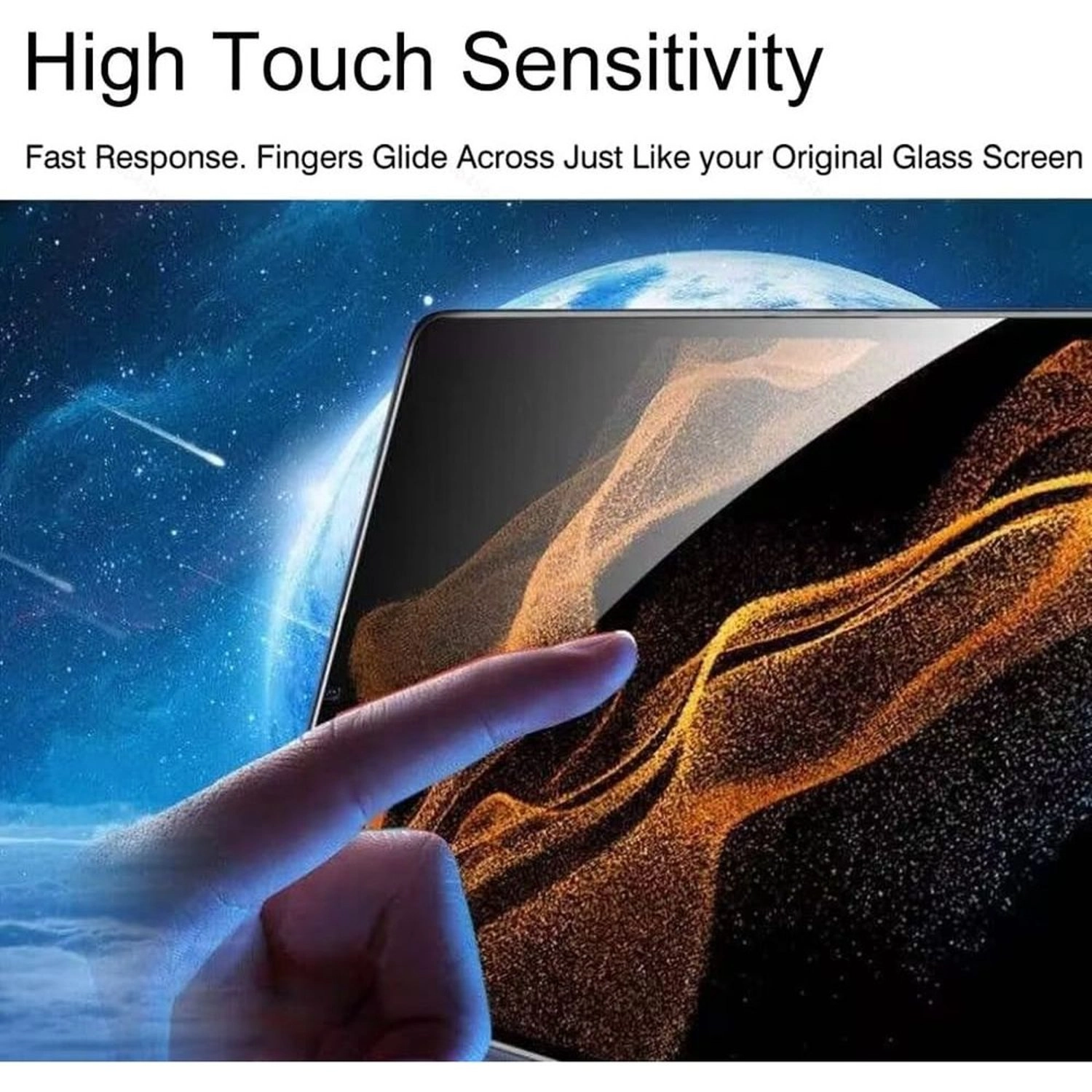 Clear Tempered Glass Screen Protector for Galaxy S8 Plus / Galaxy S9 Plus