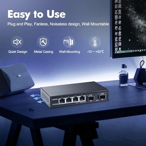 4x2.5G + 2x10G SFP 6-Ports