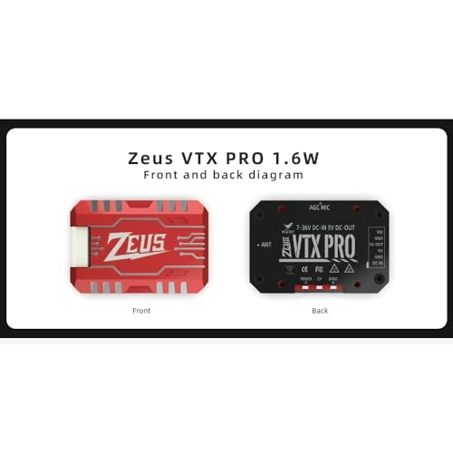 Zeus VTX PRO - 1.6W MMCX