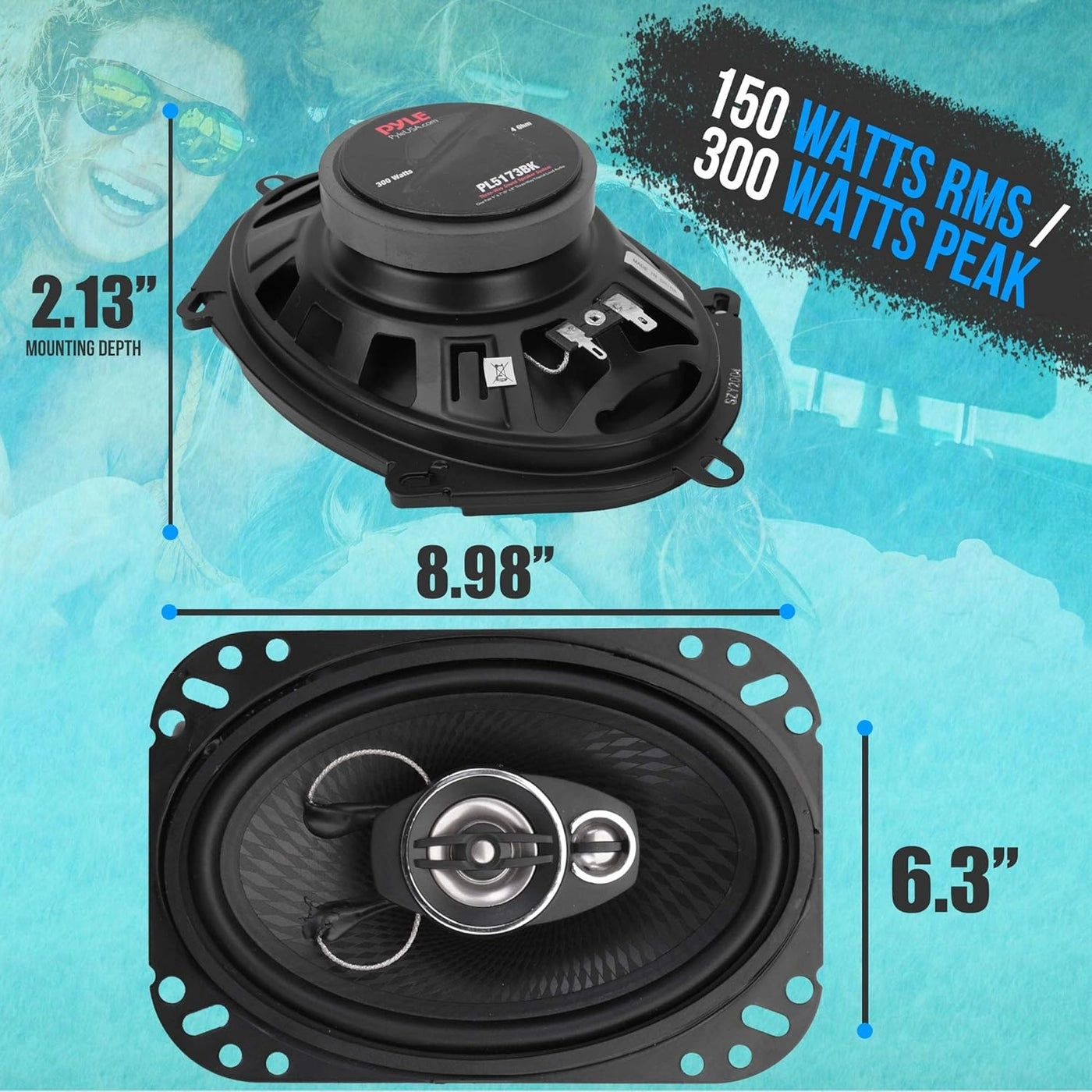 PL573BL - 5x 7Car 3-Way