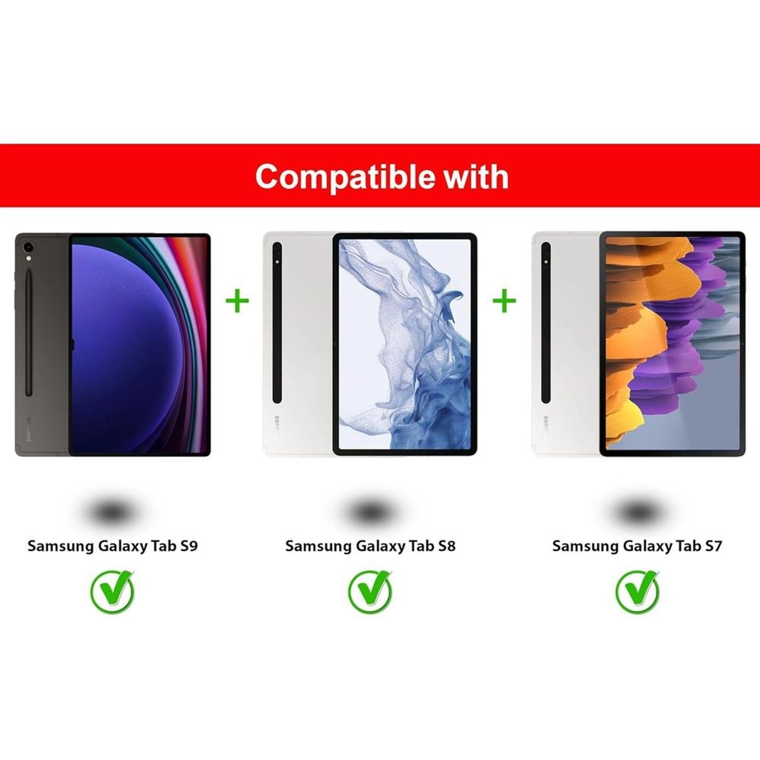 Anti-Scratch Tempered Glass Screen Protector for Galaxy S8/S9/S7FE