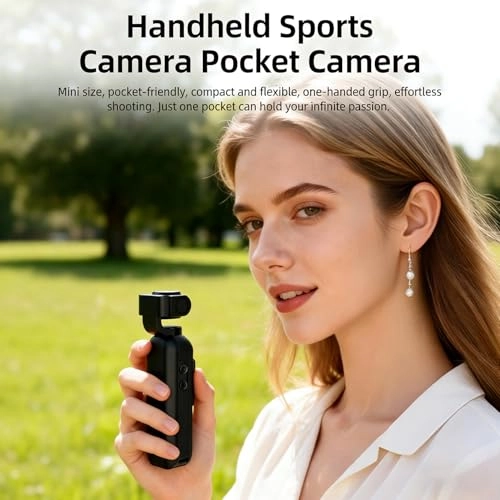 4K Vlogging Camera - 130° Rotating Lens