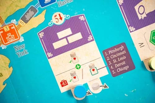 Age of Rail: Allegheny & La Pampa - Double-Sided Expansion Map