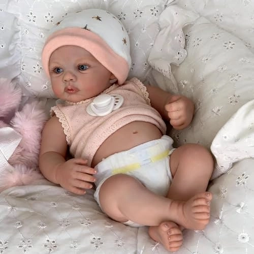 Meadow Reborn Baby Doll - 18 inch Vinyl Girl Ages 3+