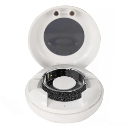 Smart Health Ring - Size 9 Black 7 Day Battery