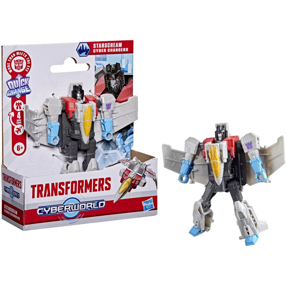 Hasbro CYBERWORLD - 4 steps Starscream
