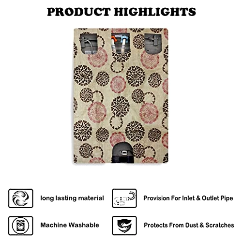 Front Load Washing Machine Cover - Washable Dustproof 23x23x33