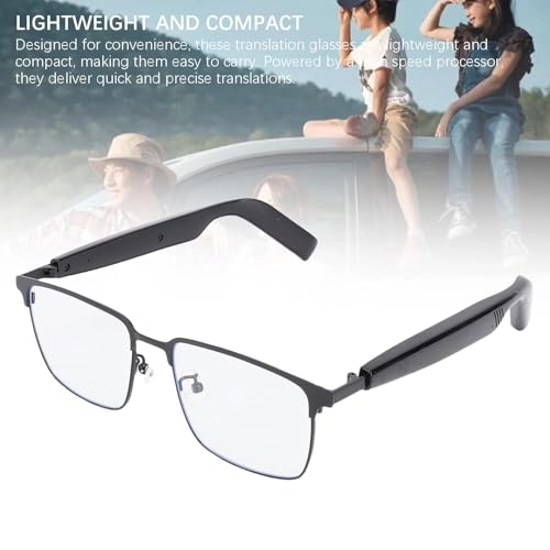 AI Translator Glasses - Bluetooth V5.4 100+ Languages