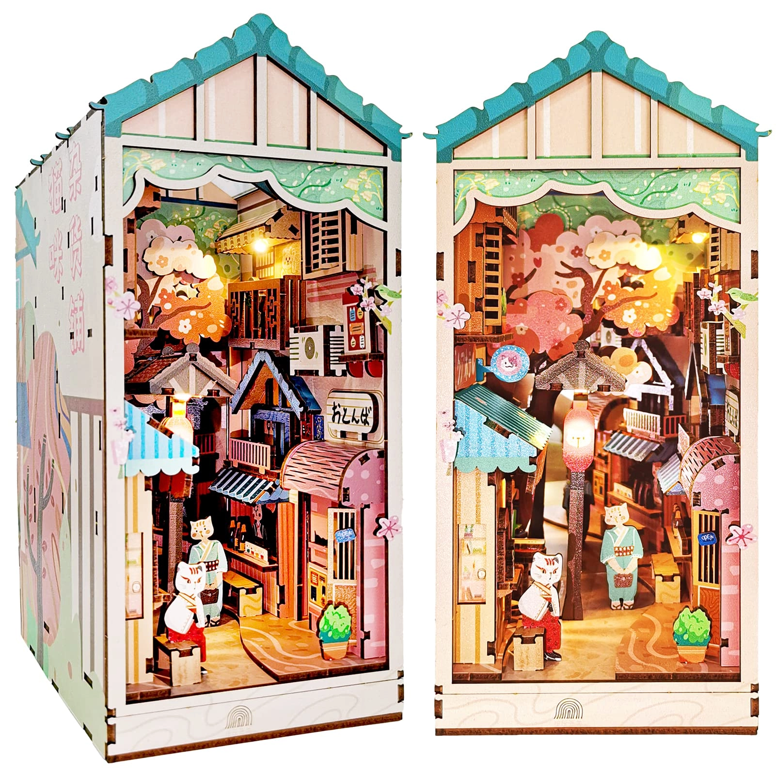 Spilay Book Nook - 3D Wooden Sensor Light