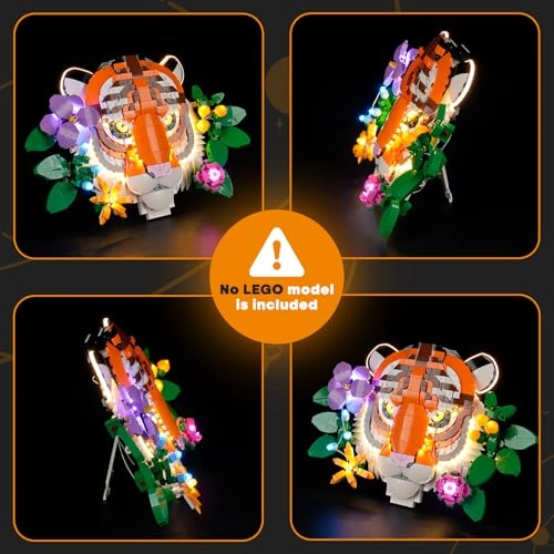 LED light kit for LEGO 31217 The Fauna Collection - Tiger - Plastic 1