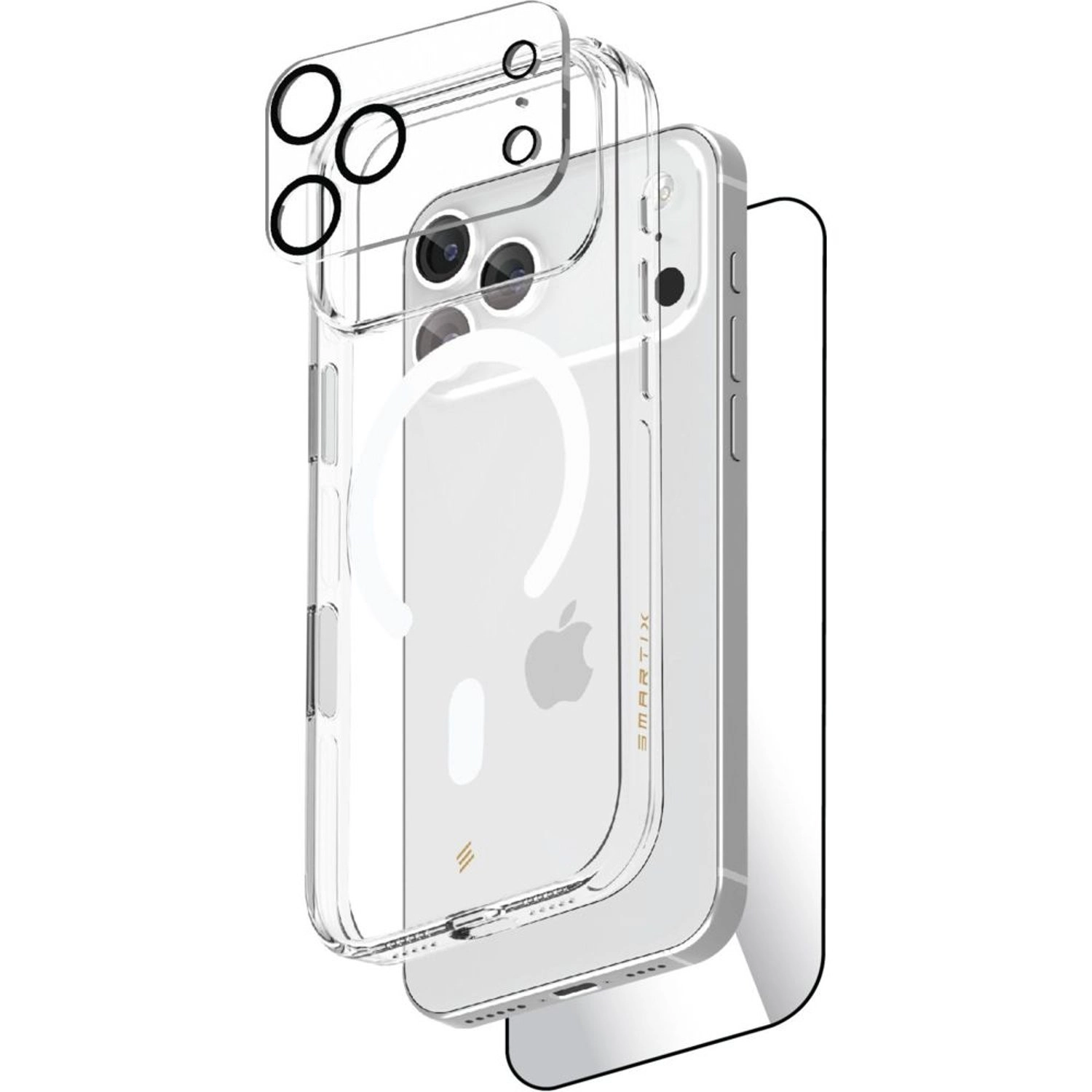 Smartix Case + Screen Protector + Lens Protector Magnetic Case for iPhone 17 Pro