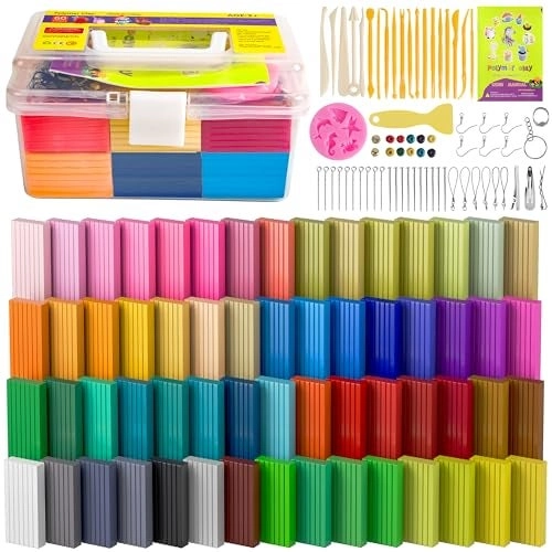 CyAJM Polymer Clay - Polymer 60 colors